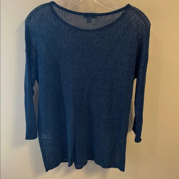 J. Jill Bundle of 2 Women's Blue and Black Sweaters - Picture 9 of 9